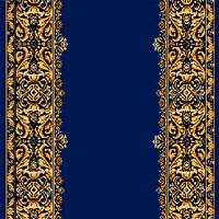 Ковровая дорожка полушерстяная PARLAMENT blue- гладь