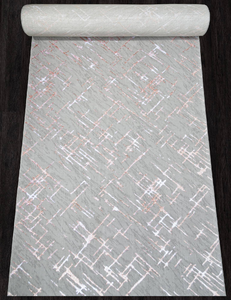 Ковровая Дорожка LIMAN F164 GRAY-PINK