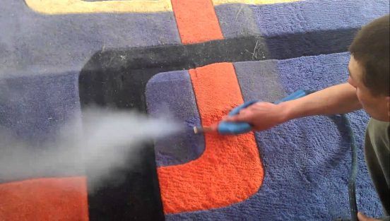 Как убрать вмятины на ковре