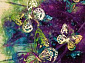 Коврик для детей Бабочки FUNKY FRU violet
