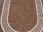циновка VEGAS S002 BROWN-CREAM Овал