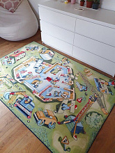 Детский развивающий ковер PTT Sorona Веселая Стройка