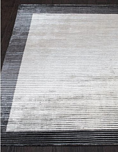 BORDER BANANA SILK LOOP&CUT HL 764 DK-GREY-SILVER