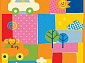Детский ковер KIDS 8193 44942. Веселые старты