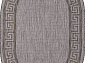 циновка VEGAS S002 GRAY / СЕРЫЙ Овал