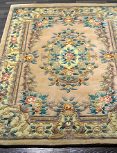 90 LINE WOOLEN HANDK-KNOTTED 6116 BEIGE