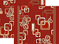 Ковровая дорожка принт 8-ми цветное полотно p1594c4p 45