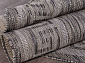 циновка VEGAS S002 DARK GRAY Овал