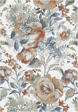 Ковер из вискозы с цветами MAYUMI 85005 6161