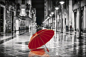 фризе для подростков Красный Зонтик MANGO 11128-192