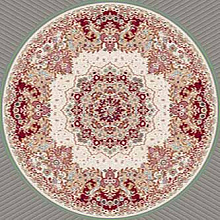 SHAHREZA d211 CREAM-RED Круг