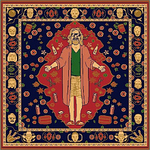 Ковер Большой Лебовски-2 квадратный