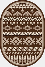 Ковер-циновка NOVARO 941-91 ОВАЛ