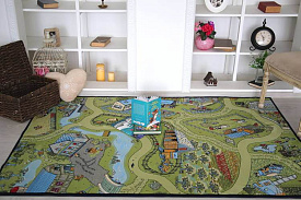 Детский развивающий ковер PTT Sorona Веселая ферма