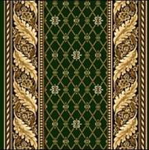 Ковровая дорожка полушерстяная KONSUL зеленый 