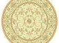 Рельефный ковер из вискозы VENEZIA 5008 192875 ivory  КРУГ