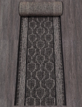 Ковровая дорожка циновка VEGAS S001 D.GRAY-BLACK