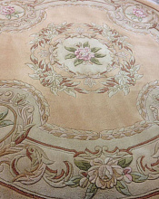 90 LINE WOOLEN HANDK-KNOTTED 0083 CREAM Круг