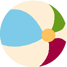 детский FUNKY TOP PIL cream ROUND