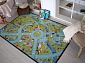Детский развивающий ковер Городок с дорогами PTT Sorona Веселая деревушка  