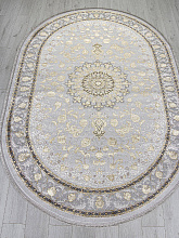 DELINA A051A LIGHT GREY SHRINK / DARK GREY SHRINK Овал