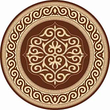 DA VINCI D153 BROWN Круг