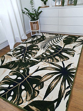 с цветами SCANDINAVIAN MONSTERA 5