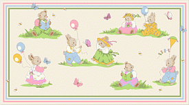 Детский ковер ручной работы Веселые Зверята