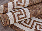циновка VEGAS S002 BROWN-CREAM Овал