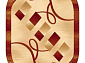 DA VINCI d054 BEIGE-RED Овал