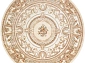 Рельефный ковер из вискозы GENOVA 38028 6262 60 КРУГ