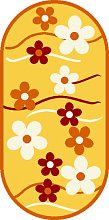 SUNRISE v117 YELLOW-ORANGE Овал