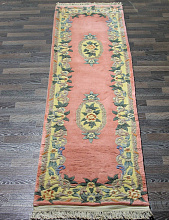 90 LINE WOOLEN HANDK-KNOTTED 0083 PINK