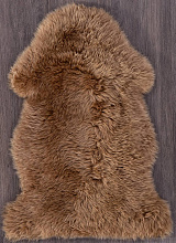 Овчина Sheepskin Sheepskin 55x95 рыжевато - коричневый