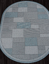 Ковер-циновка KAIR-A S148 BLUE Овал