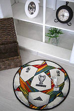 Детский коврик Футбольный мяч Лиги Чемпионов фризе MANGO 11109-190 КРУГ