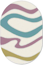 Рельефный ковер Soho 1599-15533 ОВАЛ