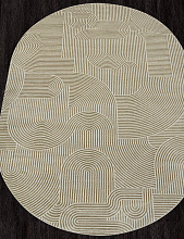 Ковер SIROCCO E508AK D.BEIGE / BEIGE Овал