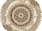 VALENCIA DELUXE D300 CREAM-BROWN Круг