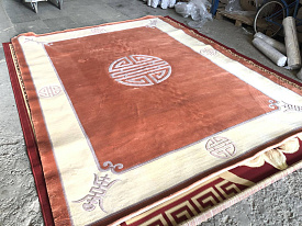 90 LINE WOOLEN HANDK-KNOTTED 6101 TERRA