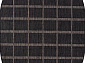 циновка VEGAS S004 BLACK Овал