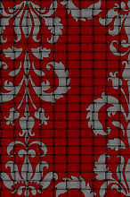 PACIFIC CARVING 0586A GRAY / FLAG RED