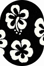 SHAGGY ULTRA s605 BLACK-BONE Овал