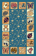 Детский ковер Ребятам о зверятах 90040-02