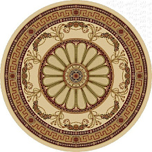 Ковер шерстяной Floare ELITA R 352-61126 КРУГ