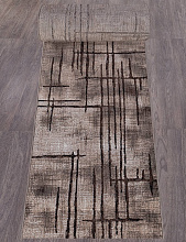 Ковровая дорожка SIERRA D717 BEIGE-BROWN 2