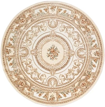 Рельефный ковер из вискозы GENOVA 38028 6262 60 КРУГ