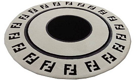 ручной работы FENDI-7 круглый черно-белый