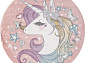 Единорог SOFIT 2394 LIGHT GRAY Круг