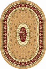 VALENCIA D069 BEIGE-RED Овал